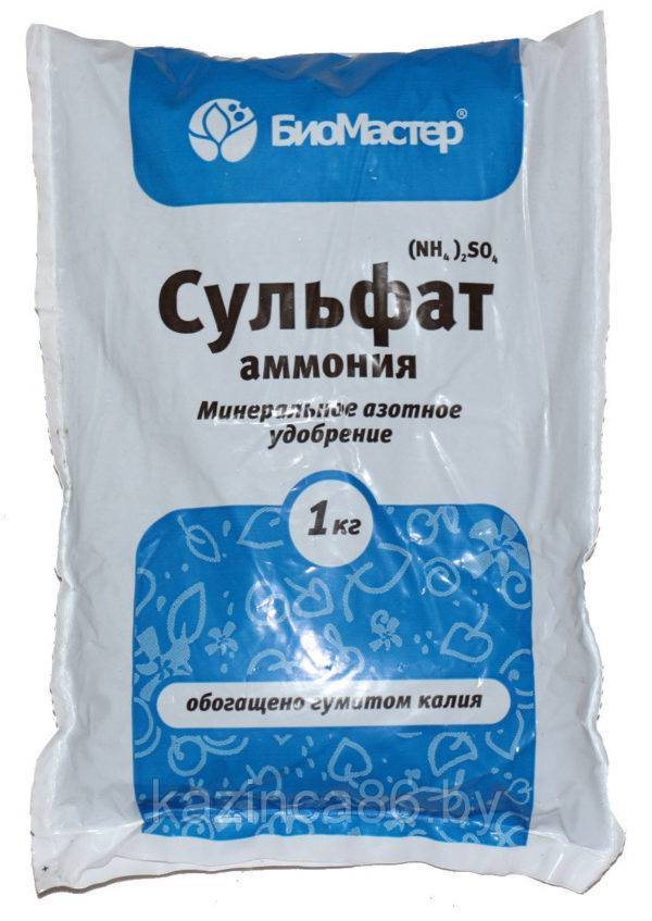 Сульфат аммония: что это, применение удобрения, состав