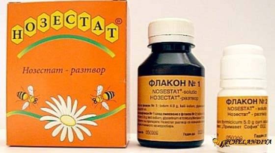Состав для борьбы с нозематозом пчел "нозесон". российский патент 1997 года ru 2081572 c1. изобретение по мкп a01k51/00 .