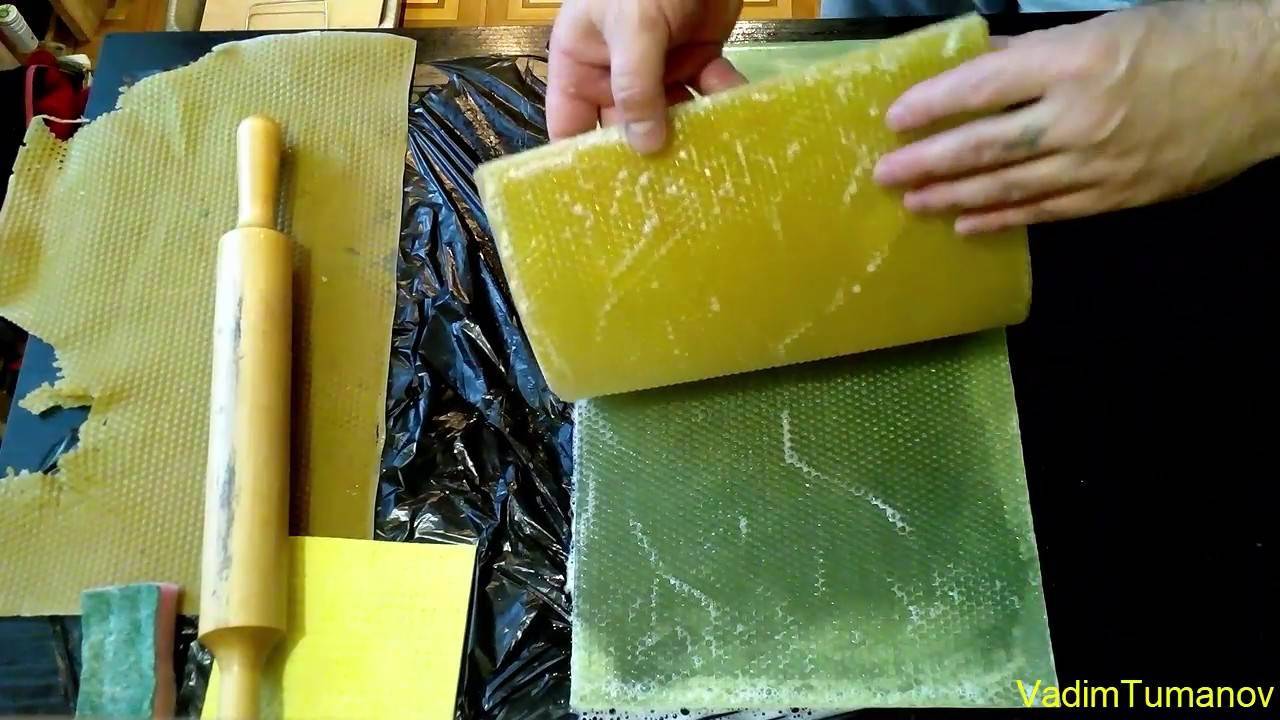 Вощина своими руками: изготовление на вальцах и матрице, гост, видео | пчеловодство