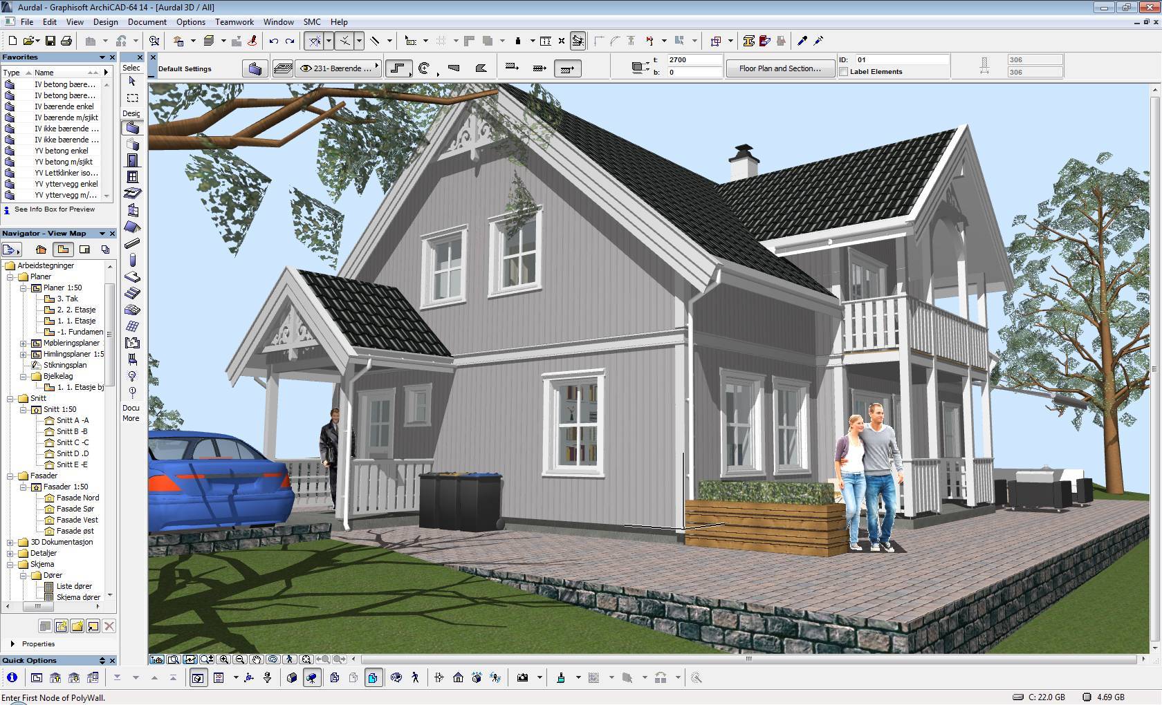 ARCHICAD 3d визуализация