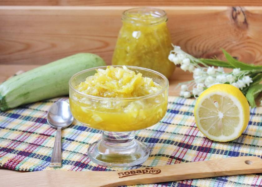 Как приготовить варенье из кабачков с лимоном и апельсином