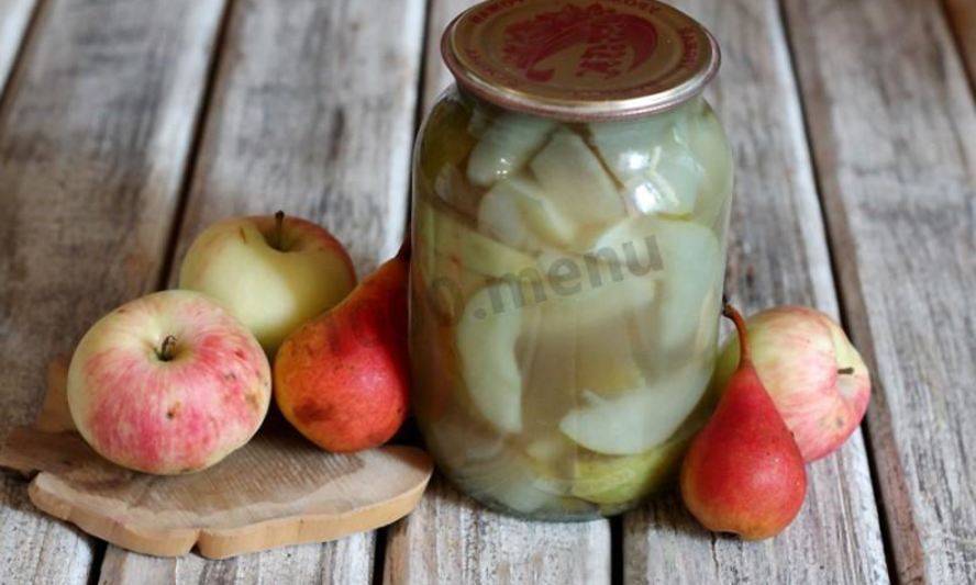Компот из яблок - рецепты с мятой, корицей, грушей, апельсином. заготовка компота из яблок на зиму без стерилизации