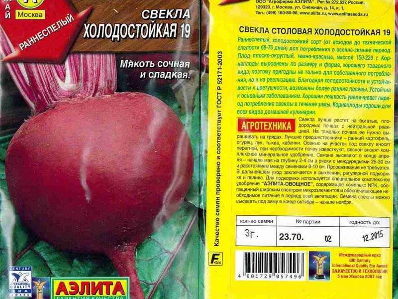 Какие сорта свеклы лучше для открытого грунта