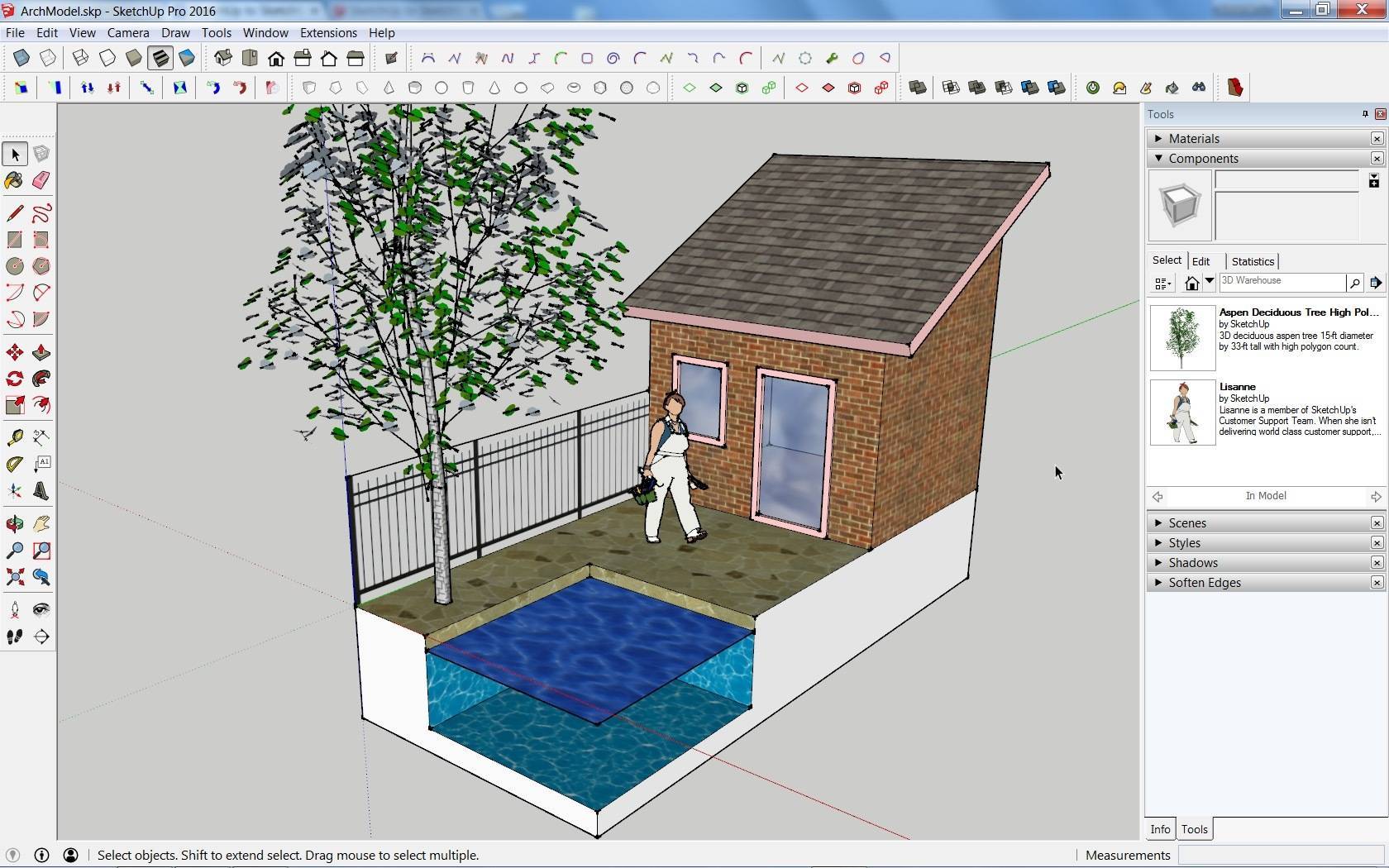 Sketchup уроки на русском для начинающих проект дома