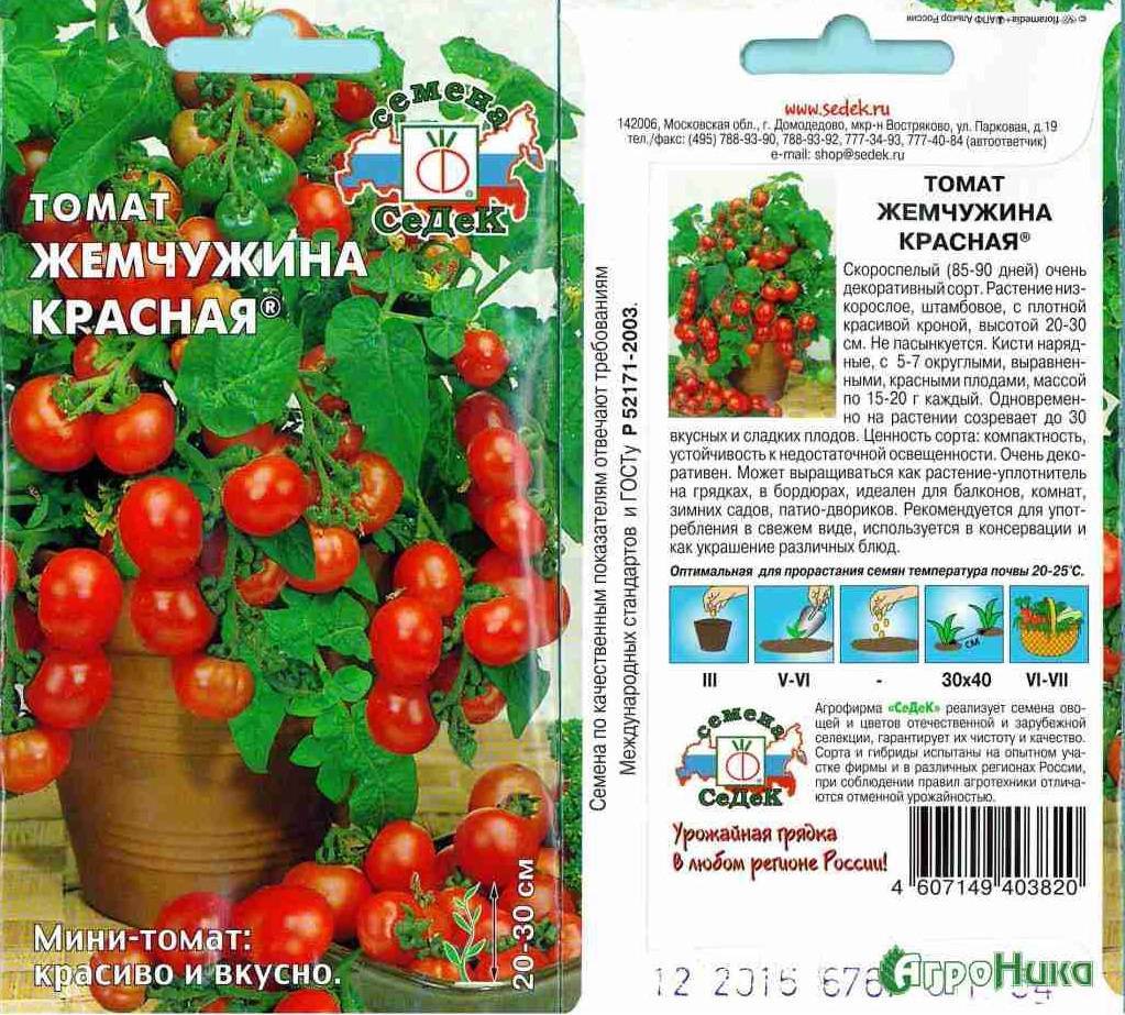 Мелкоплодные сорта томатов для открытого грунта