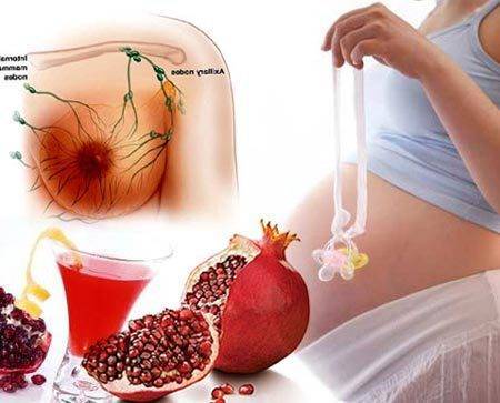 Гранат при беременности: польза и вред