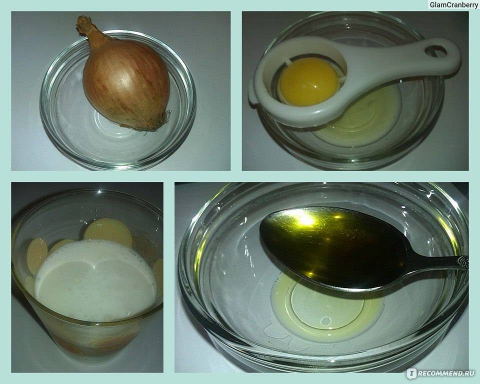 Маски для волос с луком медом и кефиром и яйцом