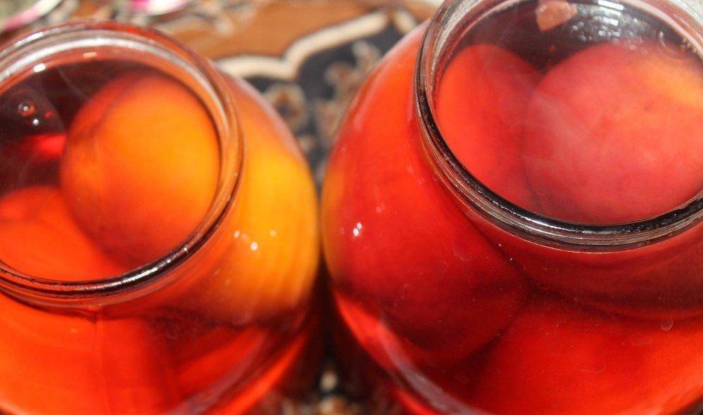 Персики в сиропе на зиму -пошаговый рецепт с фото