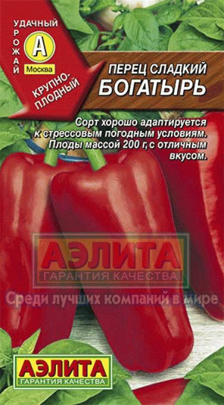 Перец богатырь: описание и характеристика сорта, фото, отзывы