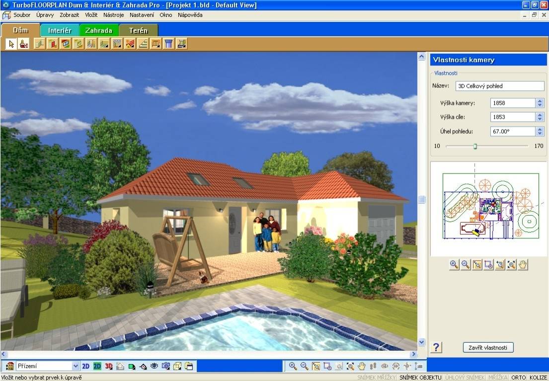 Программа FloorPlan 3D 12 версия Deluxe для ландшафтного дизайна
