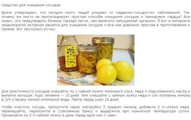 Эликсир мед, чеснок, лимон для очистки сосудов, от давления и для иммунитета