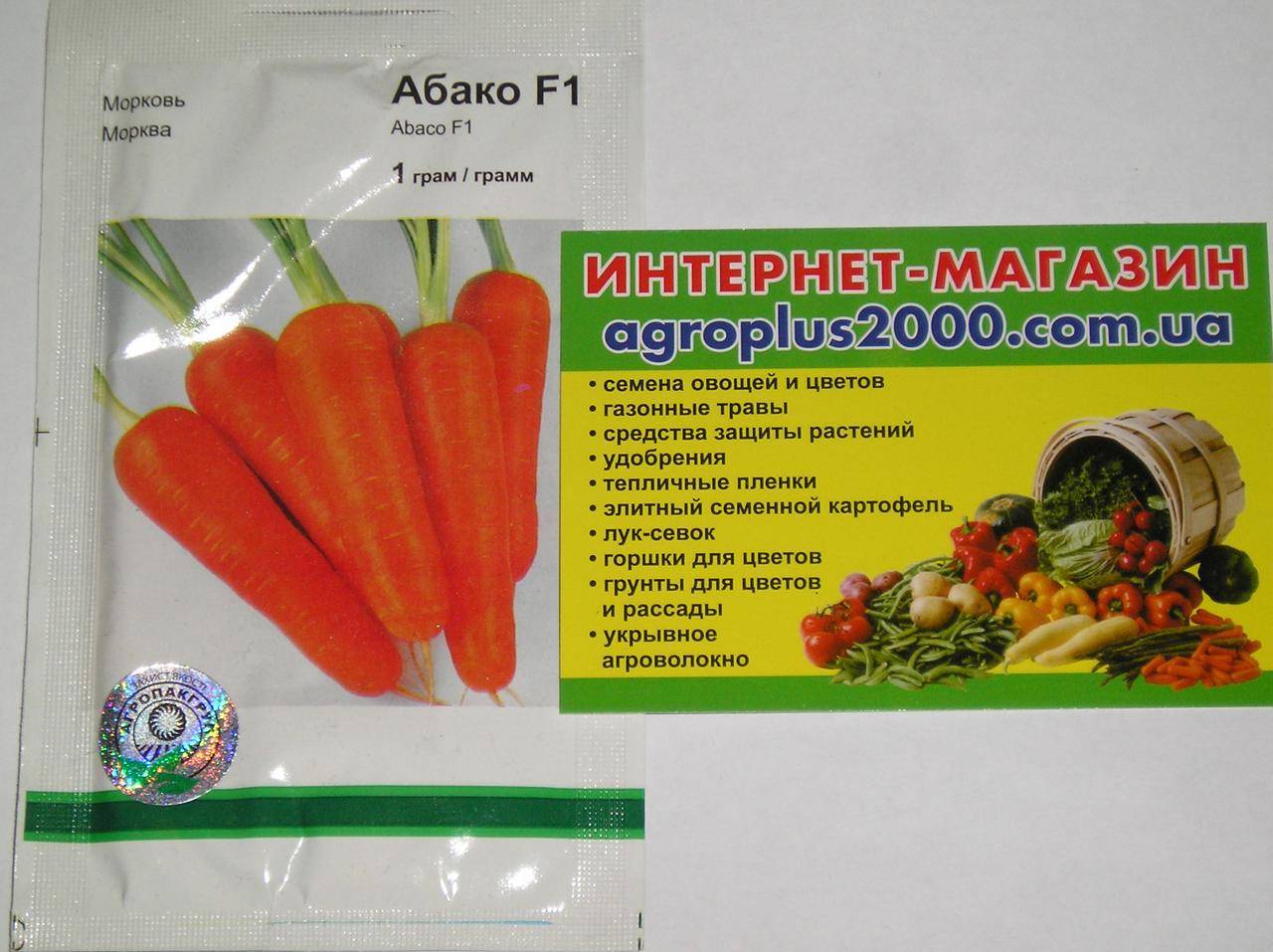 Морковь абако - описание сорта, фото