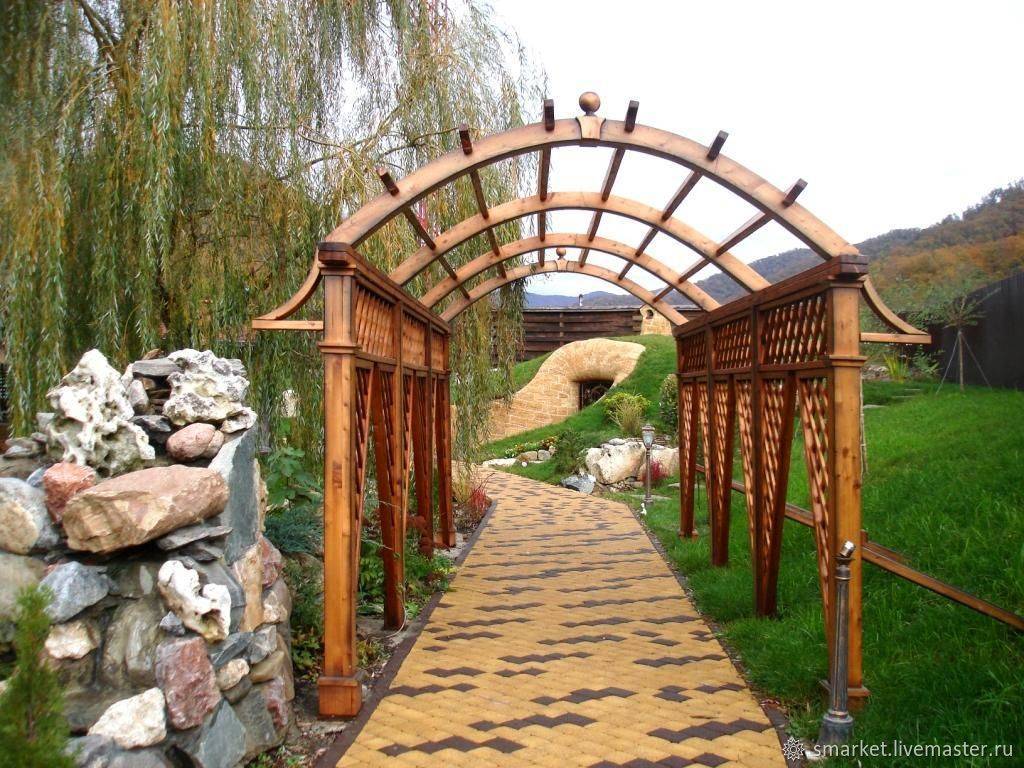 Садовая арка своими руками - как сделать деревянную арку?