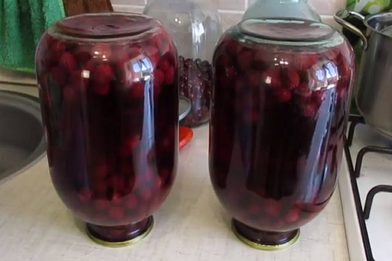 Компот из вишни на зиму – 7 рецептов без стерилизации