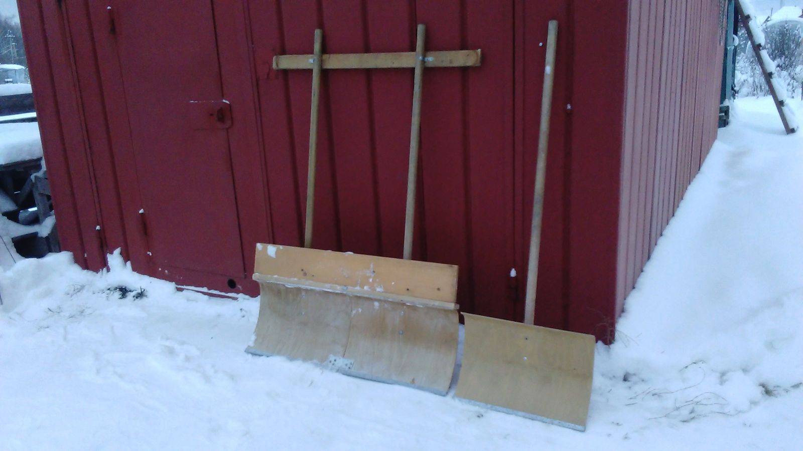 Лопата для снега своими руками