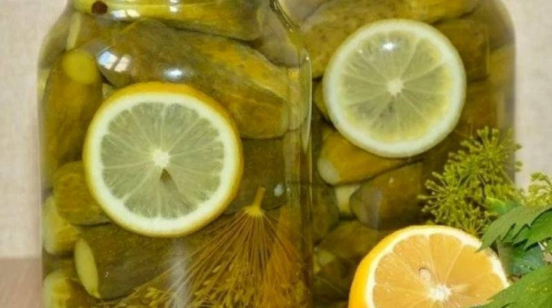 Огурцы на зиму с лимонной кислотой в литровых банках: рецепты с фото пошагово