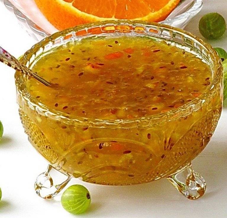 9 лучших рецептов приготовления джема из крыжовника с апельсином на зиму