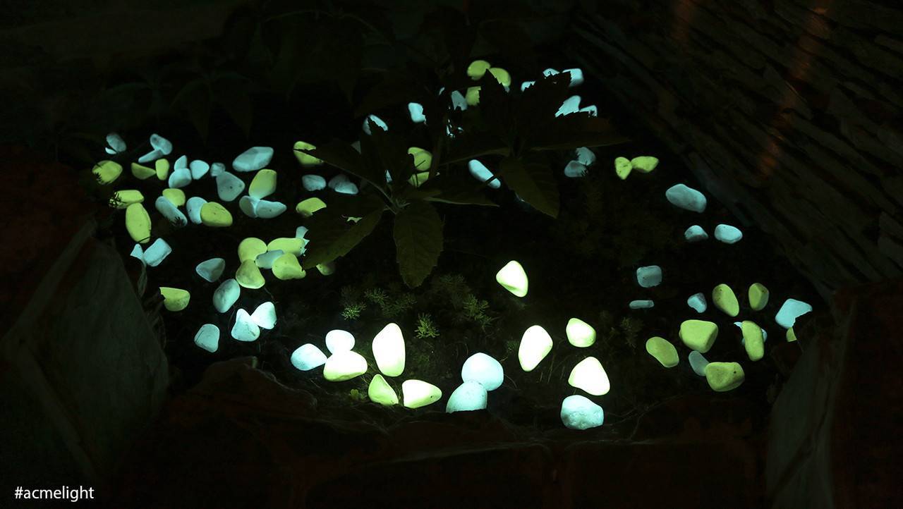 Как сделать светящиеся люминесцентные камни своими руками?