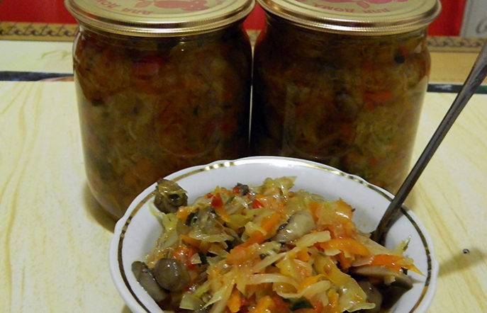 Грибная солянка с капустой на зиму — 4 лучших рецепта на любой вкус