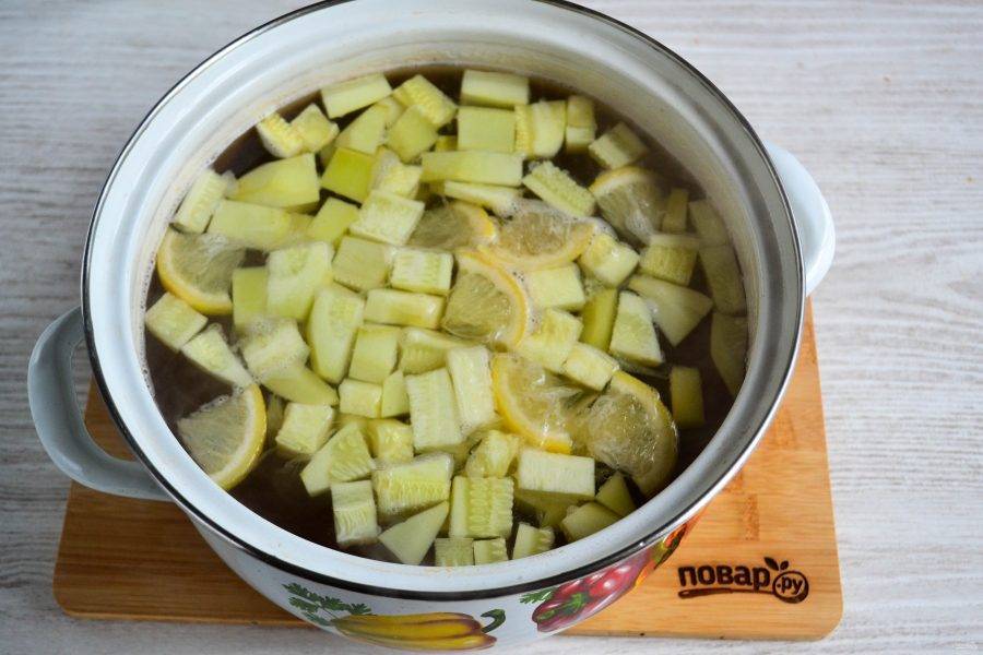 Рецепт приготовления компота из кабачков на зиму по вкусу как ананас