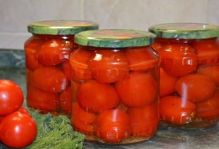 Маринованные помидоры на зиму - очень вкусные и сладкие