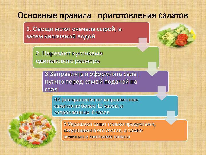 Овощной салат технологическая карта на 1 порцию