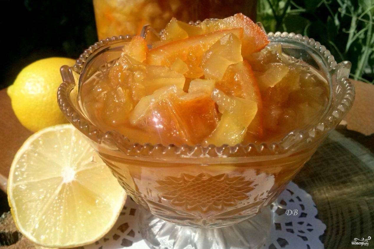 Джем из тыквы с апельсином и лимоном на зиму пошаговый рецепт