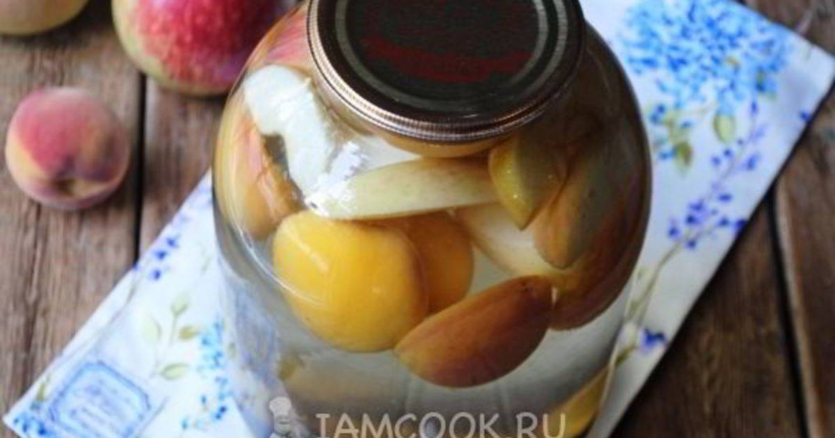 Как приготовить компот из персиков на зиму по пошаговому рецепту с фото