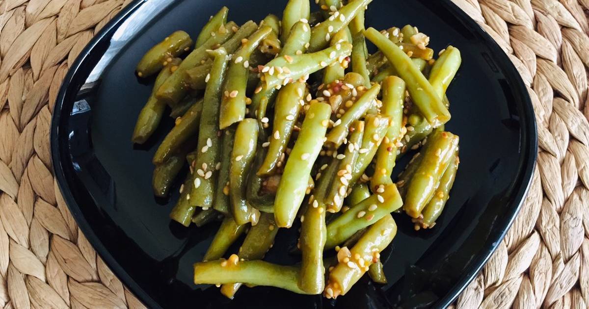 Стручковая фасоль — простой рецепт приготовления замороженной фасоли на сковороде
