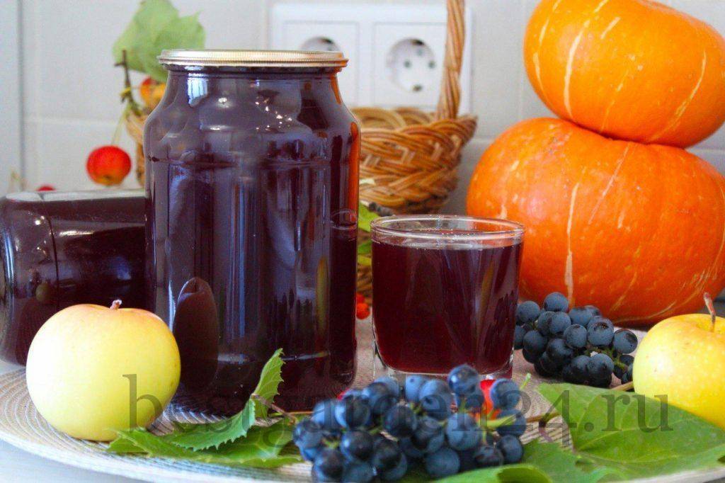 Рецепты приготовления виноградного сока на зиму в домашних условиях