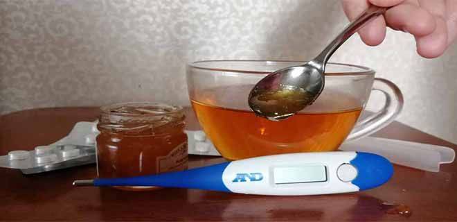 Можно ли применять мёд при повышенной температуре - всё о пользе и вреде средств с продуктом для детей и взрослых