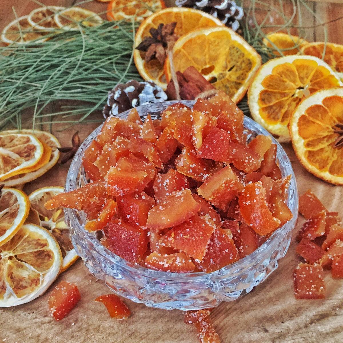 Цукаты из корок апельсина — восточные сладости в домашних условиях