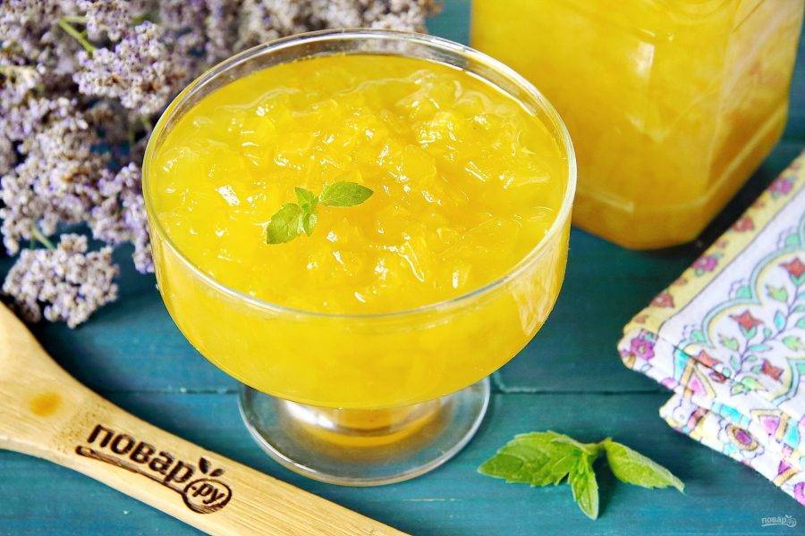 Варенье с кабачков с лимоном и апельсином рецепт с фото