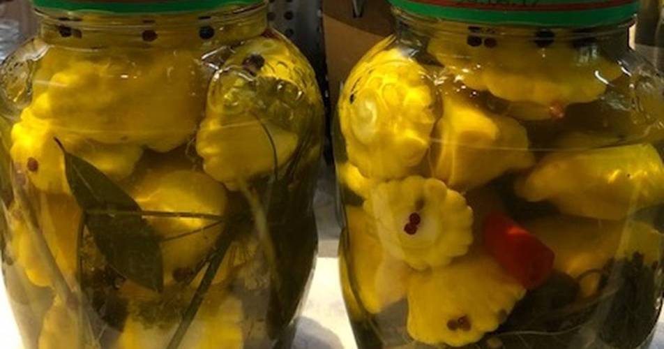 Маринованные патиссоны на зиму – хрустящие, просто пальчики оближешь