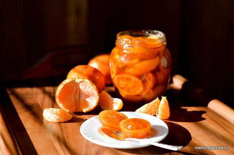Как приготовить варенье из мандаринов дольками и с кожурой и сварить мандариновый компот (рецепты с фото) » eтеплица