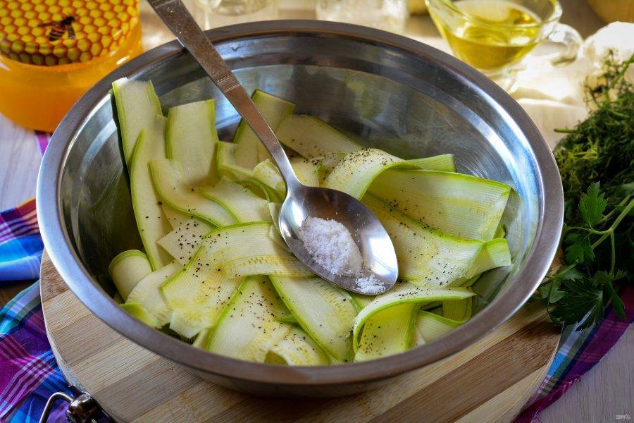 Рецепты быстрого приготовления маринованных кабачков с медом и чесноком