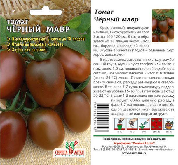 Томат черный мавр: отзывы, фото, урожайность | tomatland.ru