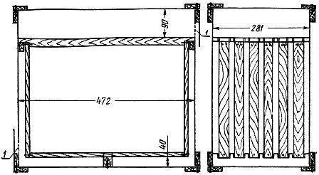 Чертеж ящика пчеловода