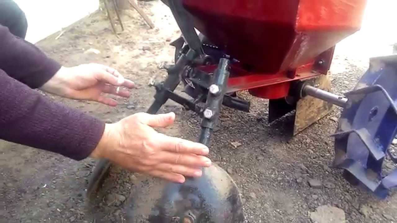 Самодельная картофелесажалка для мотоблока - тракторист