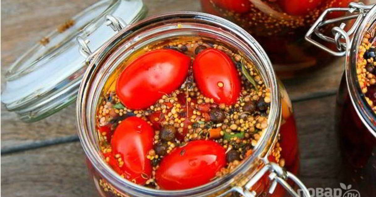 Маринованные помидоры на зиму в банках - ну очень вкусные!