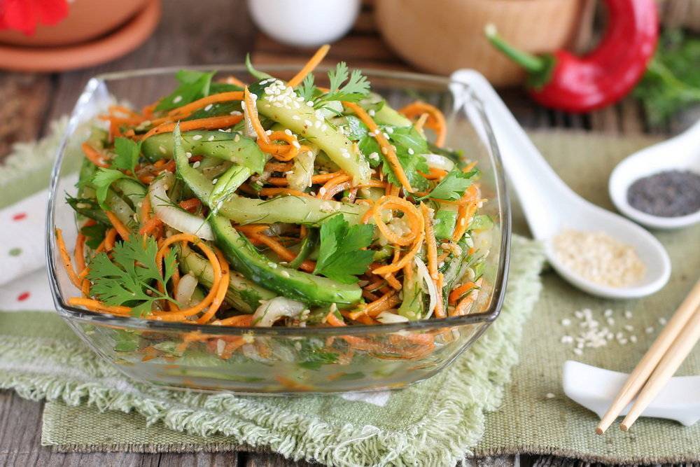 Огурцы по-корейски быстрого приготовления — 8 самых вкусных рецептов