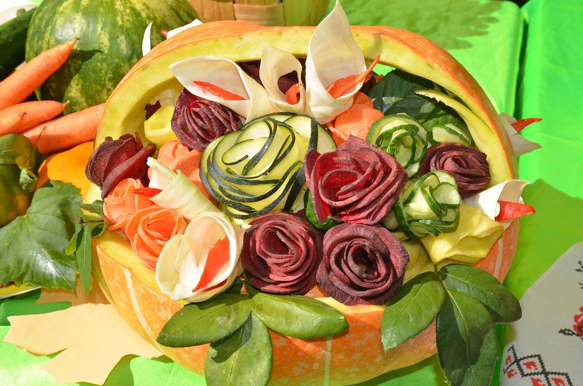 Карвинг из овощей и фруктов с пошаговыми фото и видео для начинающих - леди блеск!
