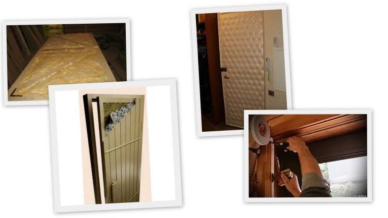 ?как утеплить деревянную дверь в частном доме: основные этапы
