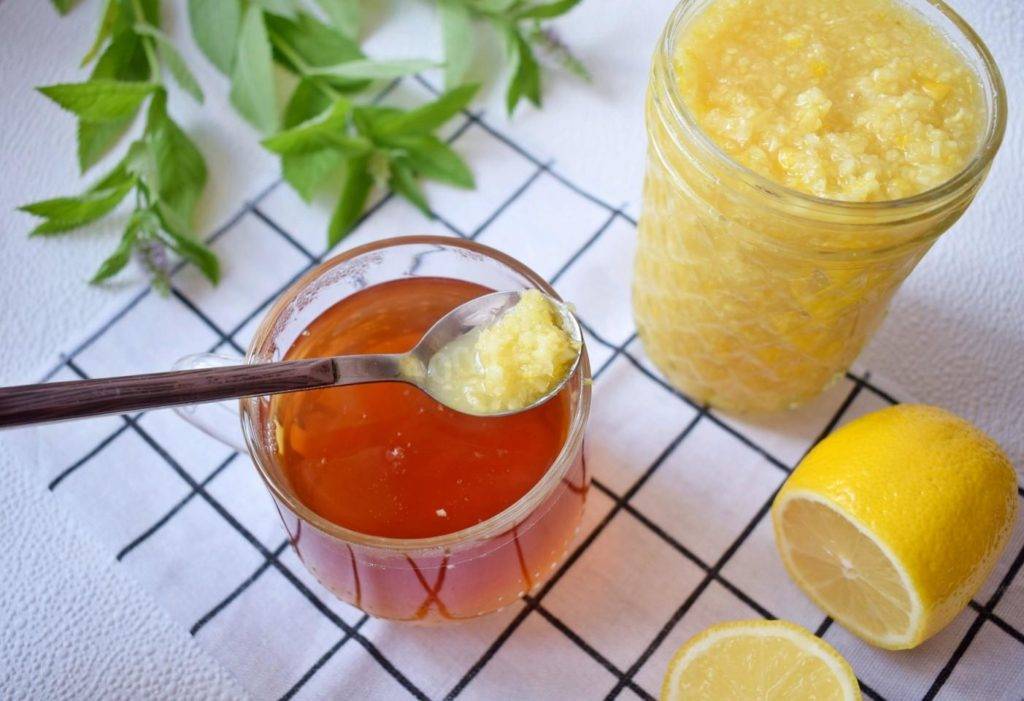 Рецепт: мед, лимон, имбирь для иммунитета