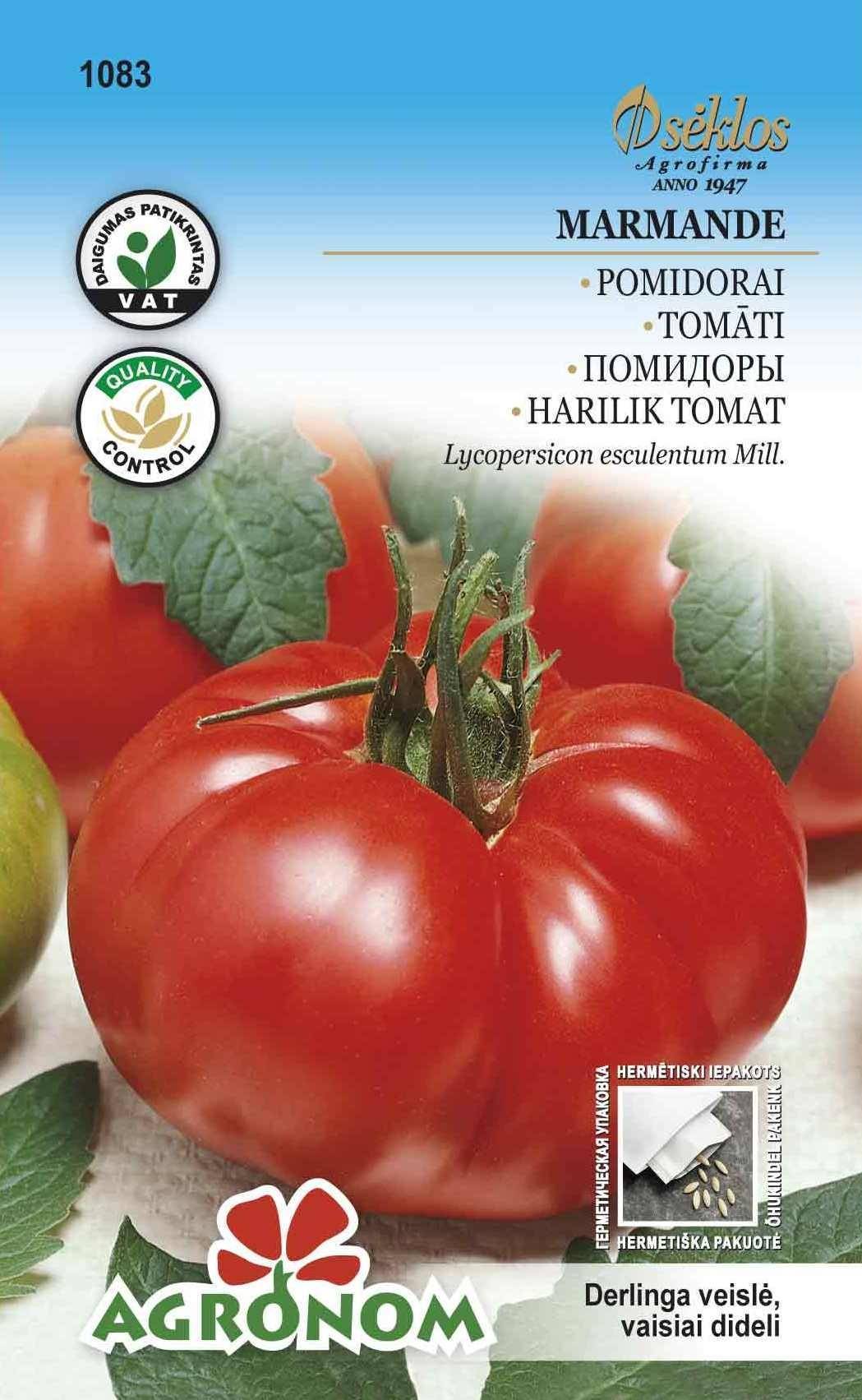 Описание томата Марманде и агротехника выращивания сорта