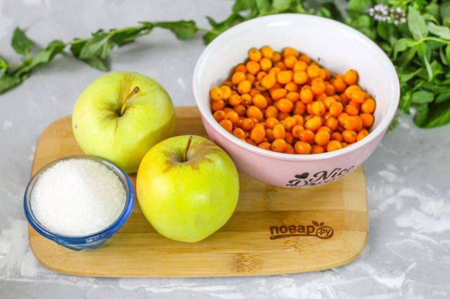 6 лучших рецептов приготовления компота из облепихи и яблок на зиму
