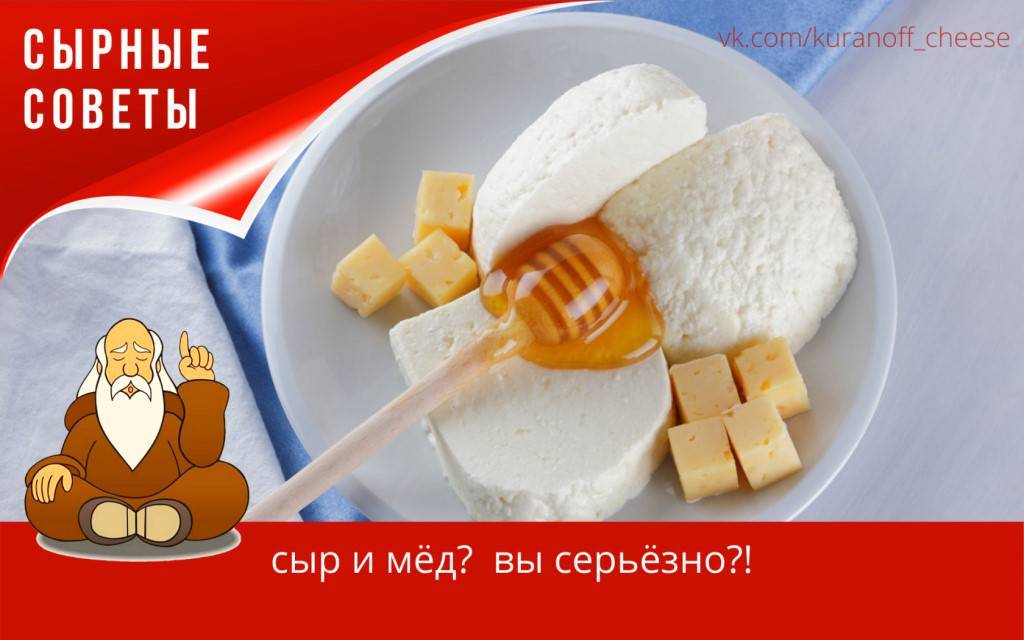Сыр с медом – необычное и полезное лакомство