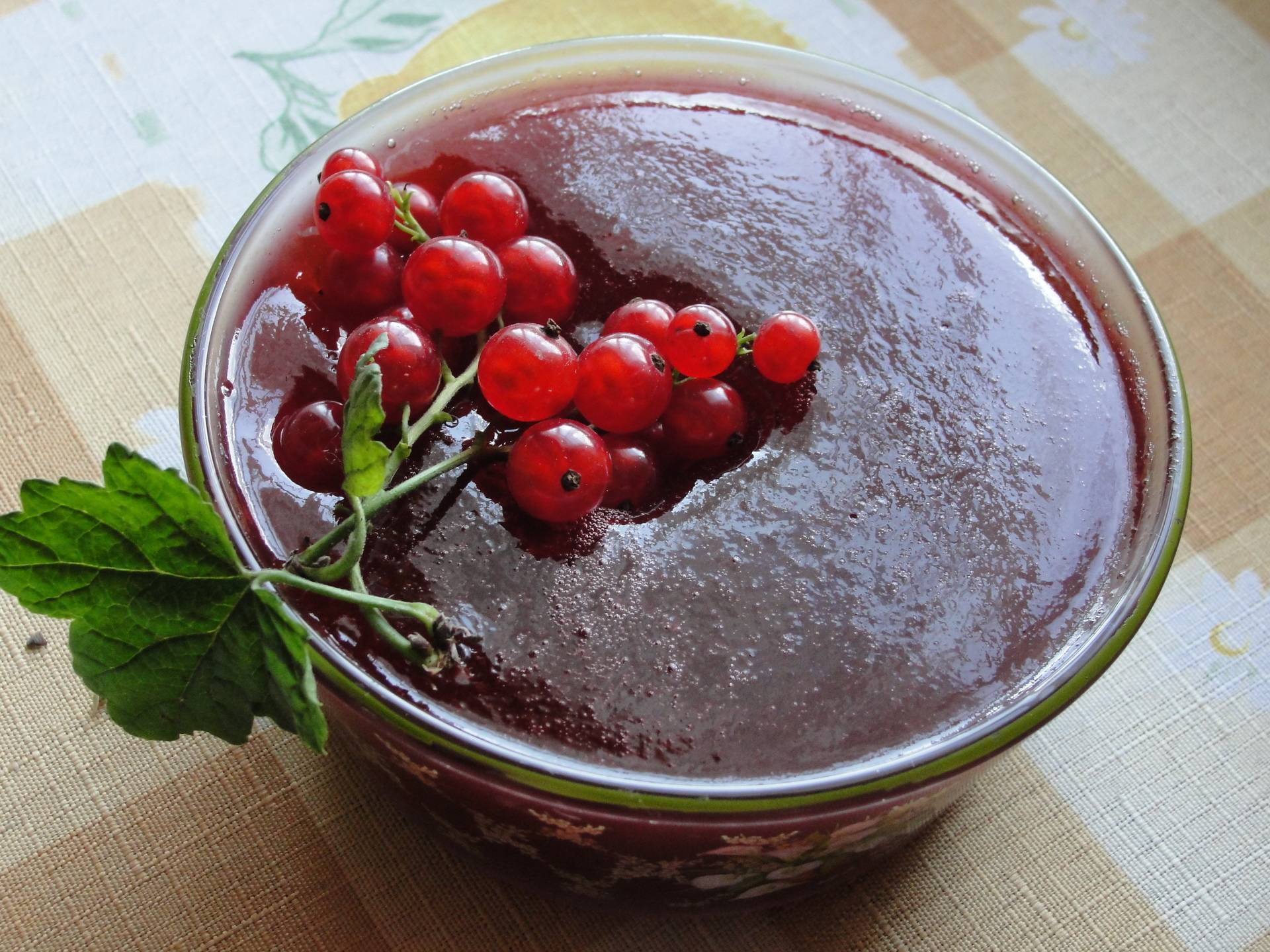 Желе из красной смородины приготовление